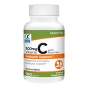 Elección de calidad 500 mg Vitamina C con Rose Hip Suplemento Immune System Health Tablets 100 Cuenta Botellas