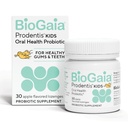 BioGaia Prodentis Kids ← Probióticos dentales para los dientes y las gomas tóxicos promueve la buena salud oral " Gut Health Too TEN Oral Probiotics TEN 30 Apple-Flavored Lozenges TEN 1-Pack