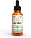 Khroma Herbal Productos Liver Love - Apoyo al hígado orgánico - 2 oz Suplemento dietético líquido - Alcohol gratis