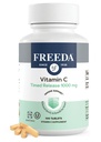 FREEDA Timed Release Vitamin C 1000mg – Lenta liberación para el soporte antioxidante de todo el día, suave sobre Stomach, Kosher & Vegan, Tablets de alta absorción (100 Tablets)