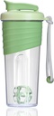 Botella de Shaker para Mezclas Protein,24 oz,Botellas Protein Shaker con Botella Whisk, Botella Mixer, Botella Protein,Botella Pre Workout portátil Whey Protein Copa Shaker,Forest Green