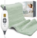 Pure Enrichment PureRelief XL Calefacción Pad - 12" x 24" Calefacción Eléctrica para Dolor trasero &amp; Cáñamo, 6 Ajustes de calor, FSA/HSA Eligible, Tela de lavado de máquinas suaves, Carne de auto-fuerzo húmedo (Zen Green)