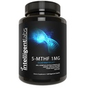 Laboratorios Inteligentes 1MG 5-MTHF Methylfolate, 120 cápsulas, 120 días de suministro, el suplemento de ácido fólico de mejor valor como Quatrefolic, Folate Activado, 1MG = 1000mcg, 5 metiltetrahidrofolate