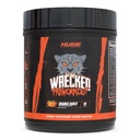 Suplementos enormes Wrecked Pre-Workout, Advanced Formula, Boosts Energy, Focus, Pumps & Performance, 10g L-Citrulline, 6.4g Beta Alanine, 5g Tyrosine, 1g Alpha GPC, 375mg Fast-Acting Caffeine &amp; More