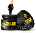 Boysea Orgánica Himalayan Shilajit Resin, 600mg Gold Grade Máxima Potency Natural Shilajit Resin para Hombres &amp; Mujeres con 85+ Trace Minerals & Fulvic Acid for Focus & Energy, Immunity - 1.7 Ounce