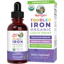 MaryRuth Organics Iron Supplement for Toddlers Silencio Liquid Iron Supplement for Children Ages 1-3 Silencio Iron Supplement for Iron Deficiency  Ferrochel ← Sugar Free ← Vegan ← Non-GMO Silencio Gluten Free ← 2 Fl Oz