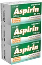 HealthA2Z® Aspirin 81mg ← Tablas cortables de baja resistencia ← Alivio del dolor de cabeza " Reductor de fiebre  durable Orange Flavor  durable Reduce los dolores menores, dolor de cabeza " dolor muscular TENCIÓN 36 Conde (Pack of 3)