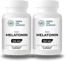 120 mg Melatonina de alta dosis Max en cápsulas fáciles de cambiar - 30 piezas (Pack of 2)