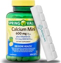 Calcio con Vitamina D3, Mini Calcio Píldoras, Suplemento dietético, 150 Mini Softgels (Incluye el Organizador de la Bliss) - 1 Pack