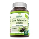 Herbal Secrets Saw Palmetto Complex Supplement ← 1200 Mg  vírgenes 120 Capsules ¦ Non-GMO TEN Gluten Free TEN Made in USA