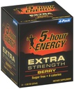 5-Hour Energy Extra Strength Suplemento dietético, Berry, 4 Conde