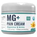 Marte Wellness MG+ Magnesium Cream Doin Relief - Extra Strength Magnesium and Arnica Cream - 4 OZ Tub - Neuropatía, Dolor Musculo y Leg Cramps Relief - 1 Pack