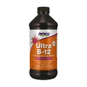 AHORA Suplementos de alimentos, Ultra B-12, Líquido, 800 mcg Ácido fólico, Producción de energía celular*, 16 onzas
