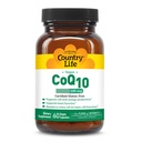 Country Life Sencillamente CoQ10 100mg – Soporta Función cardíaca " Energía celular, Softgeles veganos, libre de gluten certificado, suplemento no transgénico, 60 ct – Soporte de salud cardiovascular