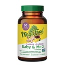 MegaFood Baby &amp; Me 2 Prebióticos Prenatales y Probióticos para Mujer en Desarrollo Bebé con 30 Billones CFU, Vegetariano y No GMO, 60 Caps (30 Servimientos)