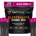 Fluid Tactical - Electrolyte Powder Packets, Acelerar la Re-Hydration, Sugar bajo, Electrolyte Drink Mix, Evitar la deshidratación, Eliminar los calambres