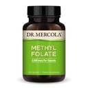 Dr. Mercola Methyl Folate - Apoyo Detoxification & Cellular Health - 5-MTHF Folate - Bioavailable Formula - 5 mg - 30 cápsulas