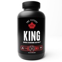 El Fittest King - Suplemento Booster de Testosterona - Apoya la Salud hormonal, la resistencia, &amp; Strength - Incluye el Grass alimentado Bovine Liver, Bone Marrow, Heart &amp; Testicle - 180 cápsulas