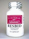 Fórmulas ecológicas - Resbid N-Ace-L-Cys (Timed Rel) 60 caps