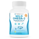 Triple fuerza aceite de pescado Omega 3 2400mg por ser - Burpless, Lemon Flavored Non-GMO, Gluten &amp; Soy Gratis – 30 Servimientos