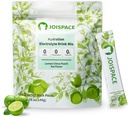 JOISPACE Electrolyte Drink Mix with Tea Polyphenols ← Fast Hydration &amp; Electrolytes Boost ← Non-GMO, Vegan, Gluten-Free ← Lime Tea, 16 Servings