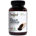 Superalimentos Sunfood Shilajit Capsules - Puro Shilajit Resin for Women &amp; Men, Antiguo Extracto Himalaya con ácido Fulvic, Minerales, Pilles Shilajit Powder - 90 cápsulas