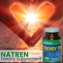 Bioterapia Natren Trenev Trio Cápsula Probiótica - Suplemento dietético sin lácteos - para Flora Intestinal Saludable, Digestión de Ayuda " Absorción - 30 Cápsulas Cada una con 30 Billones CFU