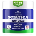 Crema Sciatica - Crema Sciatica Premium - Absorción rápida &amp; Alivio Máximo - 4 oz Paquete de Valor Grande - Hecho en Estados Unidos