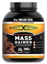 Fortaleza Corporal Super Advanced Mass Gainer, Chocolate Protein Plus Calories para Masa muscular Soporte 1-4lb. Jar