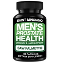 Suplemento de salud de la próstata de los hombres - 120 cápsulas de apoyo avanzado de la próstata para los hombres con Saw Palmetto, soportando la función urinaria y la salud del cabello – 3 meses de suministro de suplementos