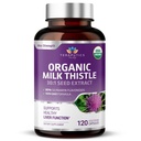 Orgánica Leche Thistle ← Non GMO 2000mg 4X Concentrated Vegan Daily Supplement w/Silymarin Seed Extract for Liver Support, Detox and Cleanse - 60 Veggie Capsules