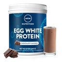 MRM Nutrición Egg White Protein ← Chocolate Flavored  23g Fat-Free Protein Silencio con enzimas digestivas ← Valor biológico más alto Silencio Testado clínicamente  servir