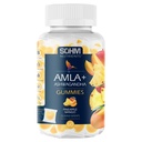 SOHM Amla y Ashwagandha Gummies, individualmente Wrapped, apoya la salud saludable de los inmunes, reduce las infecciones -Ashwagandha Gummies for Women and Men Vegetarian(Pineapple,Mango)