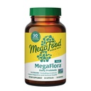 MegaFood MegaFlora Probiotic Plus - Probióticos para Mujeres y Hombres Salud Digestiva- 50 Billones CFUs " 14 Strains - Suplemento de Apoyo Inmunitario - Vegetariano - 30 cápsulas