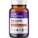Nuevo capítulo Suplemento de aceite de pescado de Wholemega - 2000 mg por ser, Aceite de salmón de Alaska salvaje clínicamente probado con Omega-3 + vitamina D3 + Astaxanthin, 180 Softgels
