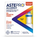 Astepro Allergy Nasal Spray, 24 horas de alivio de la alergia, antihistamínico sin esteroides, 60 radios medidos