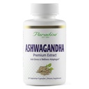 Herbs paradisiacos orgánico Ashwagandha, Ayurvedic Adaptogen, Vegan, Non GMO, Gluten Free, 60 cápsulas vegetarianas