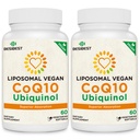 Besibest 1000mg Liposomal CoQ10 Ubiquinol, 120 Vegan Softgels, High Absorption Ubiquinol CoQ10 Suplemento, Active Antioxidant Form of Coenzyme Q10 for Heart Function &amp; Energy Production