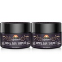 Ajoblanco 600mg Natural Himalayan Orgánica Shilajit Resin - Himalayan Gold Shilajit Resin with Organic Ayurvedic Blend in High Potency for Energy, Strength &amp; Immunity, Pack of 2