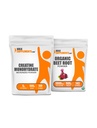 BulkSupplements Creatine + Funda de remo orgánica 500g Bundle