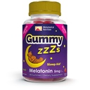 Gummy ZZZs Melatonin - Gummies de sueño 5 mg - Flavor de fresa - 90 Cuenta - Vegan-Amigo, Gelatina y Gluten Gratis - Halal y Kosher Certified - Gummies de noche para hombres y mujeres