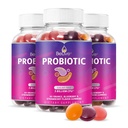 BeLive Probiotic Gummies - Probiotics with 5 Billion CFUs for Digestive Health, Men, Women &amp; Kids Probiotic Supplements for Immune Support, Sugar Free & Vegan – Blueberry, Strawberry & Orange ← 3-Pack
