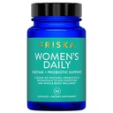 Suplemento de Enzima Digestiva Digestiva Digestiva Femenina y Probióticos, Apoyo Natural Avanzado para la Salud Digestiva Femenina, Luchas Bloating, Eases Digestion, Apoyo Absorción Nutriente, 30 cápsulas