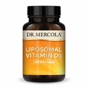 Dr. Mercola Liposomal Vitamina D3 - Apoya Corazón, Hueso & Immune Salud - 1.000 UI Por Servir - No-GMO, Soy Gratis &amp; Gluten Gratis - 30 Capsules (30 Serviciones)