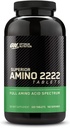 Nutrición óptima Amino superior 2222 Tablas, Aminoácidos esenciales completos, EAAs, 320 Cuenta