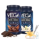 Vega Sport Premium Protein Powder Bundle, Chocolate + Vainilla, planta base Protein Powder Post Workout - Certified Vegan, Vegetarian, Keto-Friendly, Gluten Free, Dairy Free, BCAA Amino Acids