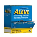 Aliviador de dolor de aleve &amp; Reductor de fiebre Naproxen Sodium Caplets, Cuerpo y Artritis Dolor de dolor, Medicina para adultos y niños Edades 12 y Arriba, 60 Pouches individuales