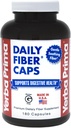 Yerba Prima Daily Fiber Caps - 180 Capsules - Soluble & Insoluble Suplemento dietético - Colon Cleanse - Gut Health - Vegan, Non-GMO, Gluten-Free
