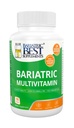Multivitamina baratrica con hierro para cirugía de derivación post-gástrica, suplementos energéticos, 90 tabletas, 24 nutrientes esenciales, formulados por cirujanos bariatrices por guías ASMBS