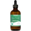 Herb Lore Iron Tonic - Organic Liquid Iron Drops Supplement for Kids &amp; Women - Baby, Infant & Toddler Friendly - Plant Based, Vegan, Gentle, Non Constipating Herbal Tincture (4 fl oz)